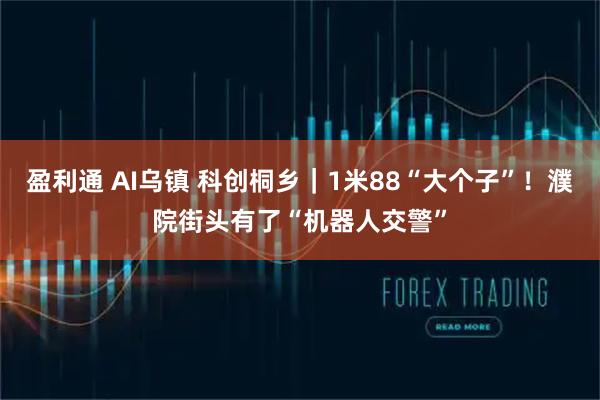 盈利通 AI乌镇 科创桐乡｜1米88“大个子”！濮院街头有了“机器人交警”